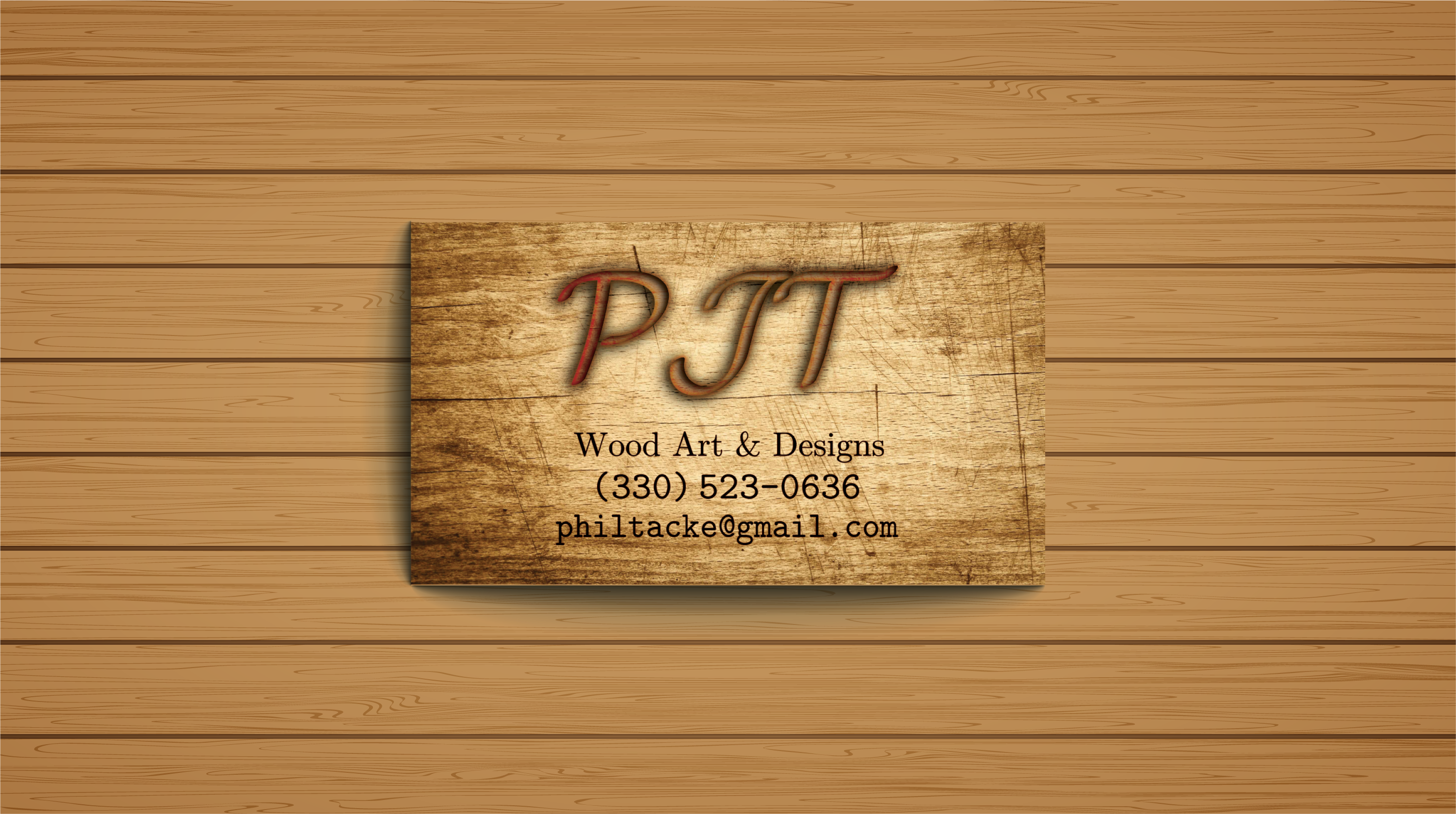 Wood Burning Business CardPortfolio Business Card Adobe